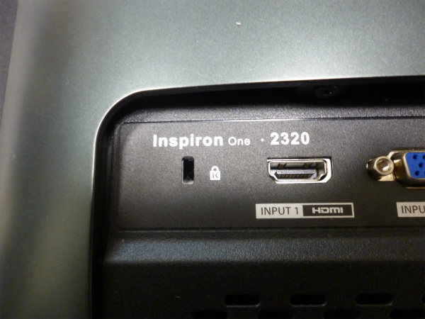 Inspiron One 2320　ラベル
