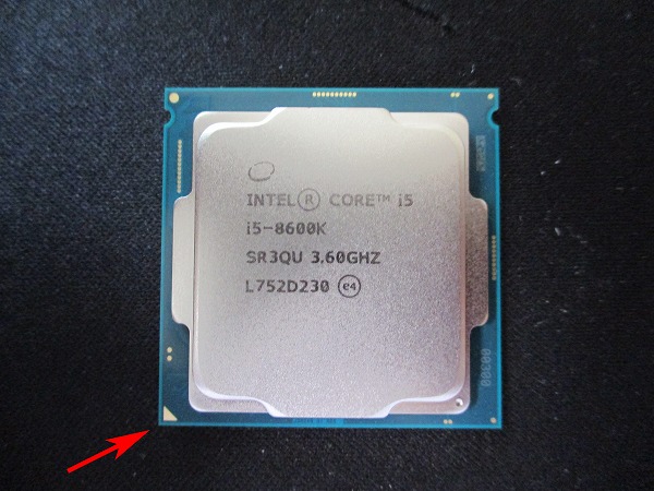Intel Core i5-8600K　表