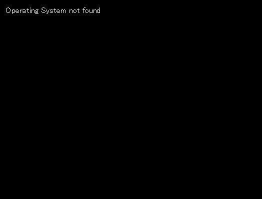 Operating system not found